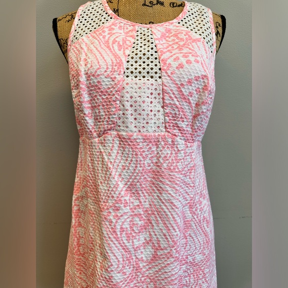 Lilly Pulitzer Kaylee Dress In Hubba Bubba Sea Cups - Picture 3 of 6